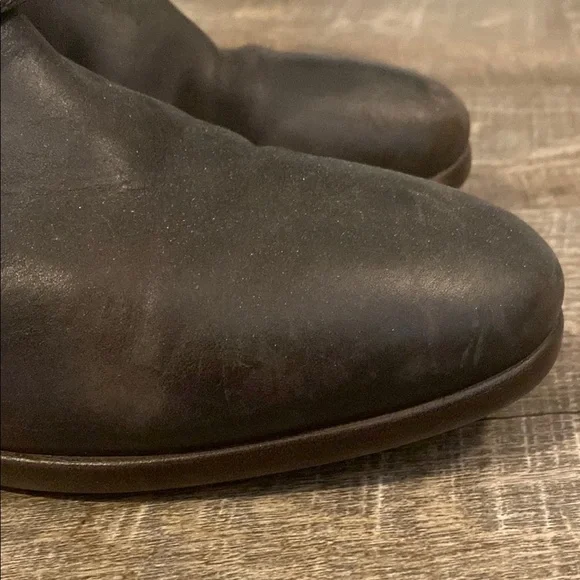 UGG Brown Leather MOTO Boots with Buckle Straps - Picture 8 of 16